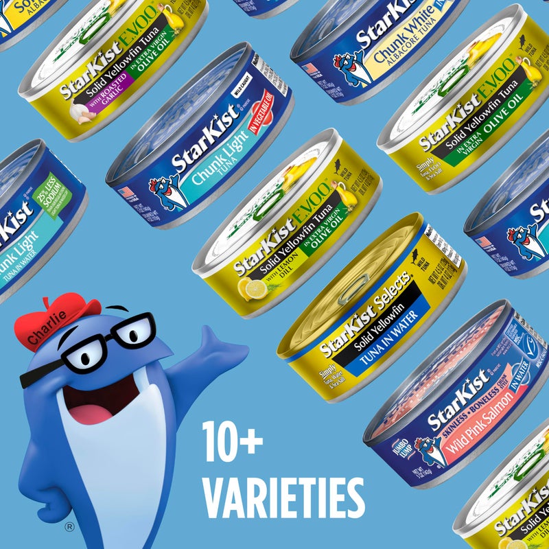 StarKist Chunk Light Tuna in Water, 5 oz (8 Pack) Canned Tuna Fish, Wild Caught, Gluten Free, Ready to Eat, Perfect for Salads, Keto Meals and Snacks, with 20g Protein & 90 Calories Per Serving - Image 5